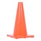 Vestil Standard Duty Traffic Cone, PVC, 17.75 in Height, 10.75 Length, 3, Orange TC-18-SD - alternate 3